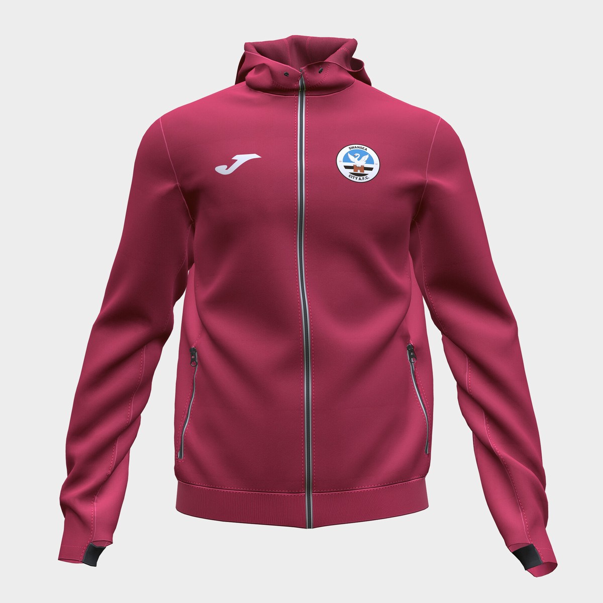 Joma LEISURE SWANSEA CITY 22/23 Hættejakke Børn Rød | 10523847