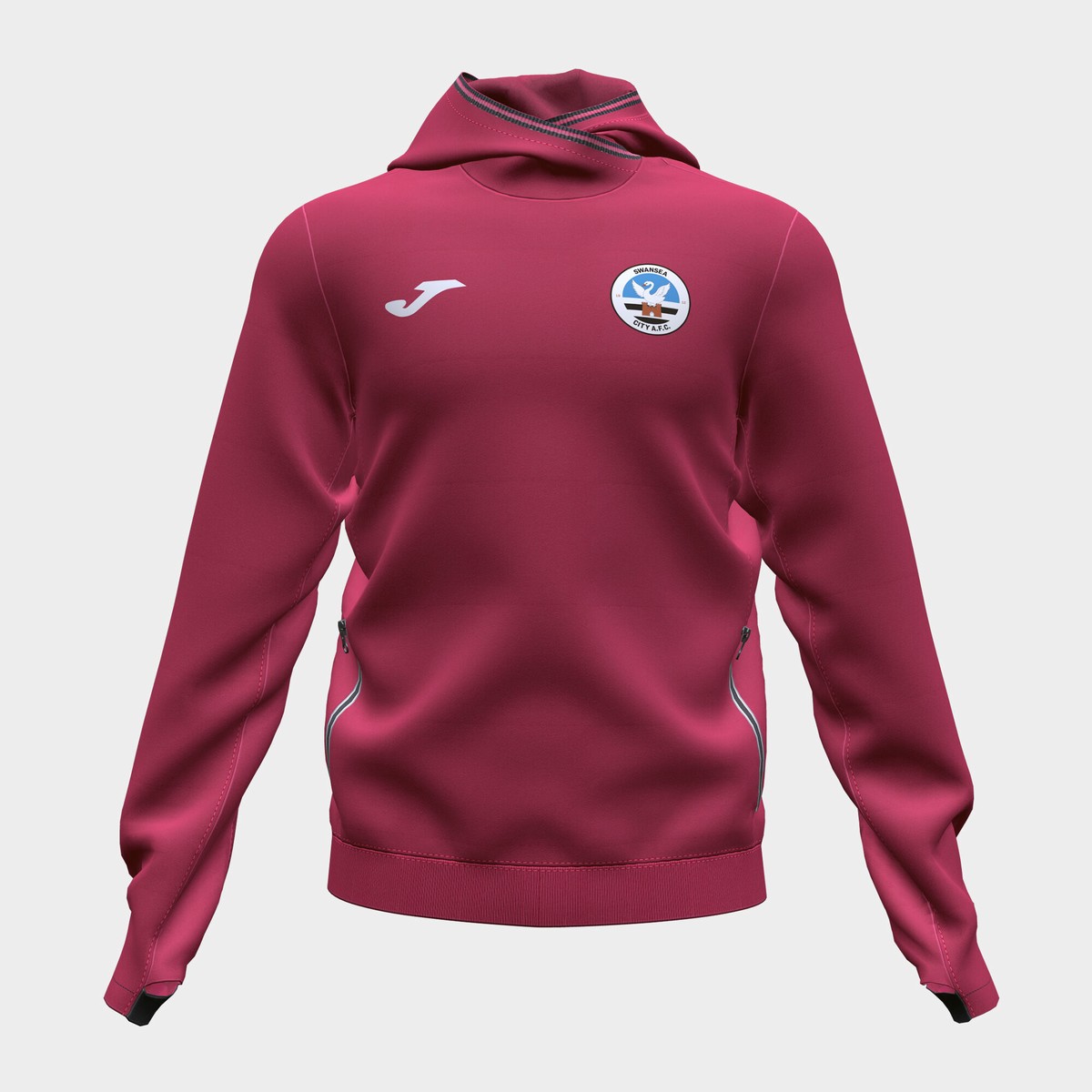 Joma LEISURE SWANSEA CITY 22/23 Hættetrøje Herre Bordeaux | 91160046