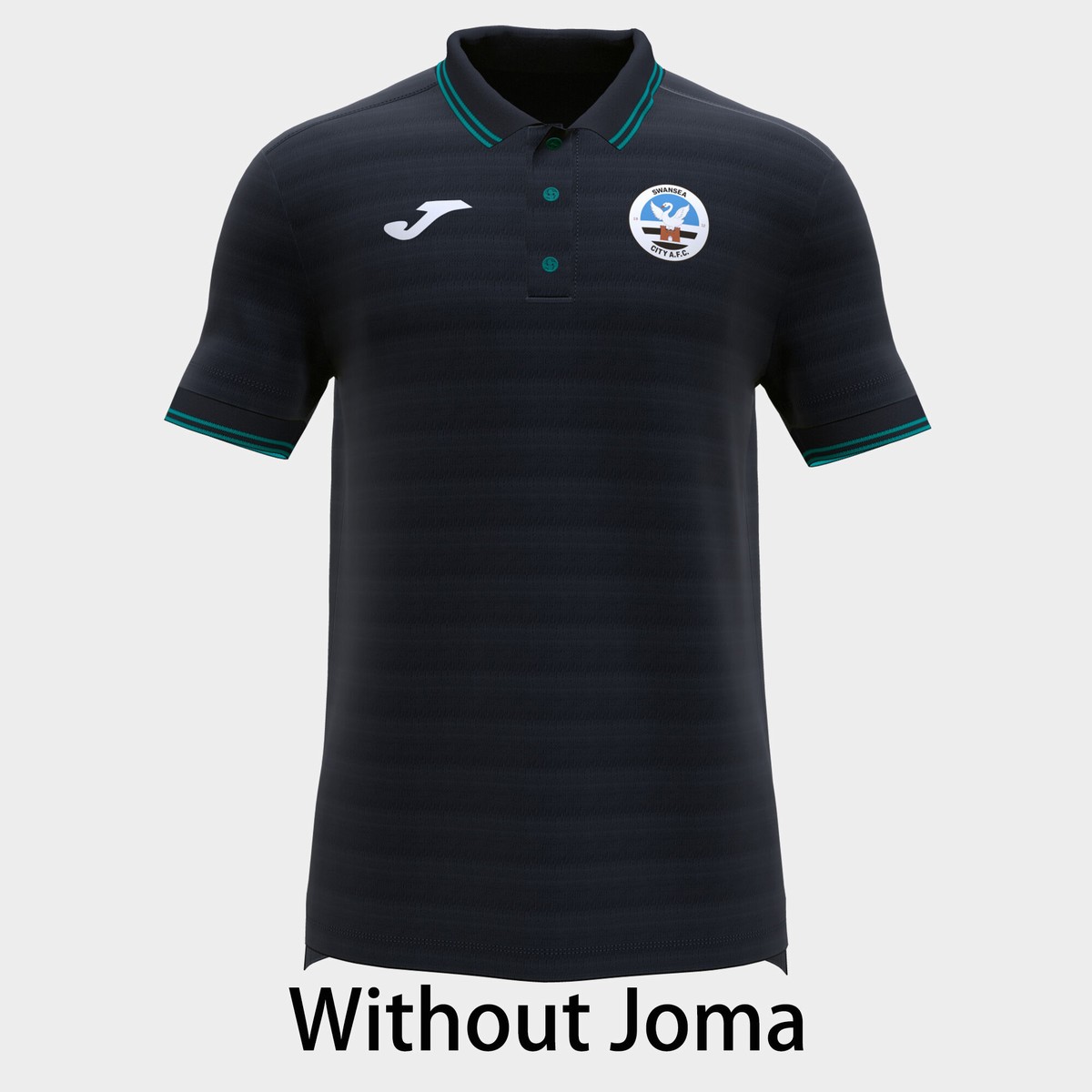 Joma TRAINING SWANSEA CITY 22/23 Polo Shirt Børn Sort | 83032149