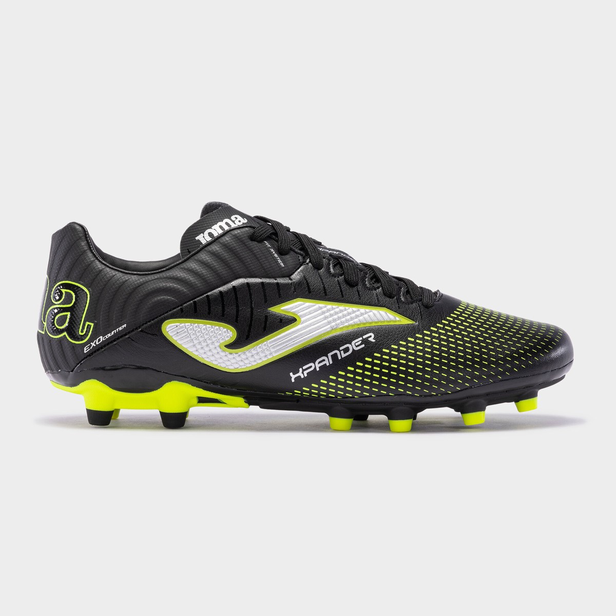 Joma XPANDER 23 FIRM GROUND FG Fodboldsko Dame Sort | 70367966